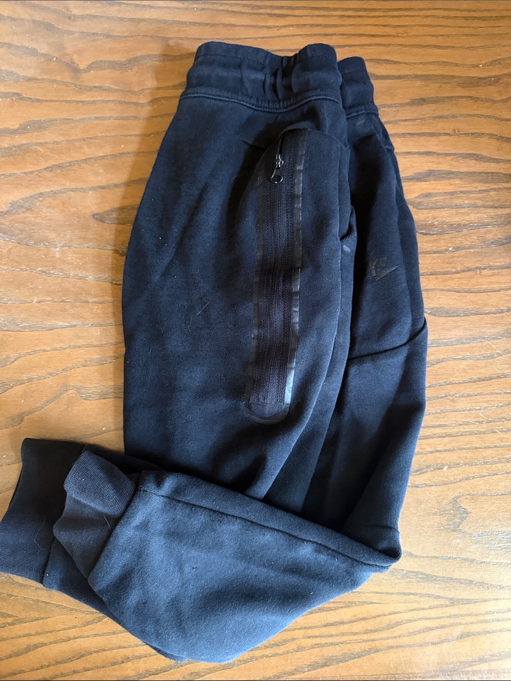 Nike tech Black Zipper Pocket Jogger Sweatpants